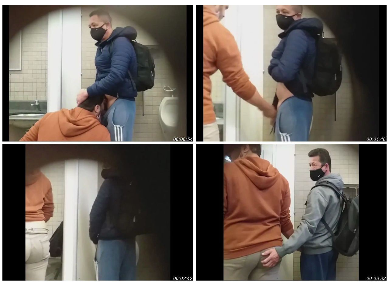 Crusing fags at public toilet
