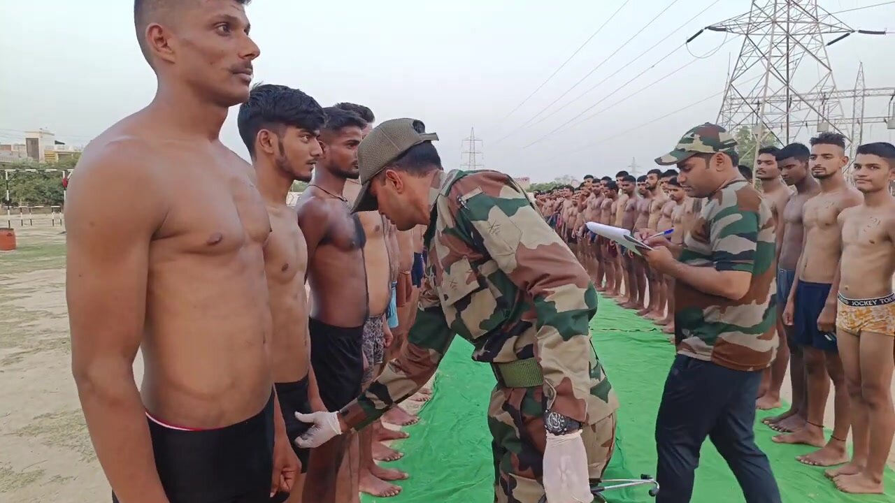 Indian Army medical test