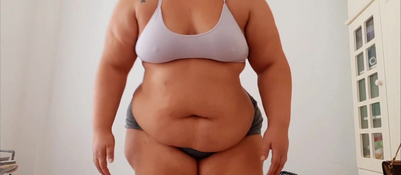 fat mature woman workout