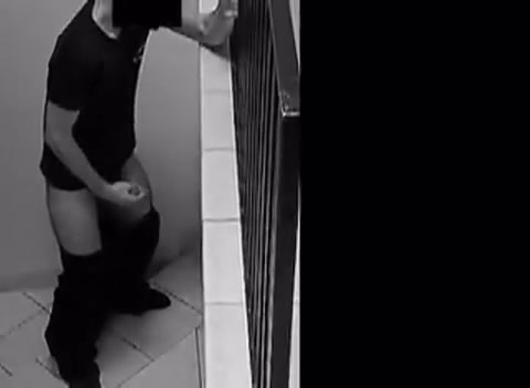 Jerking at the stairwell