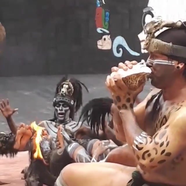 Aztec dance fire 2