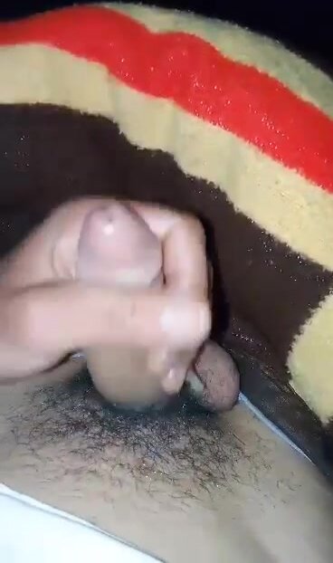 Arab boy masturbates