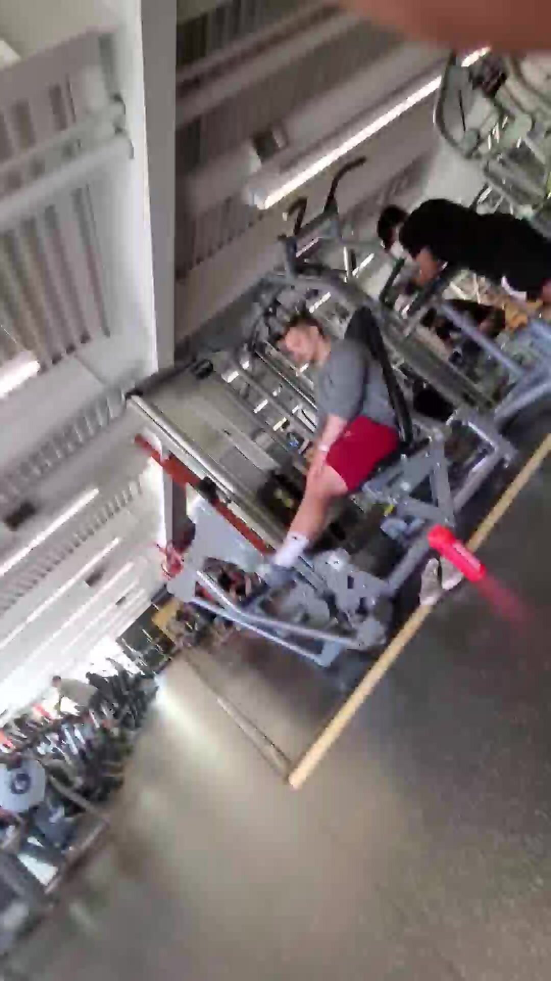Muscle Fag in Red Shorts Part 2