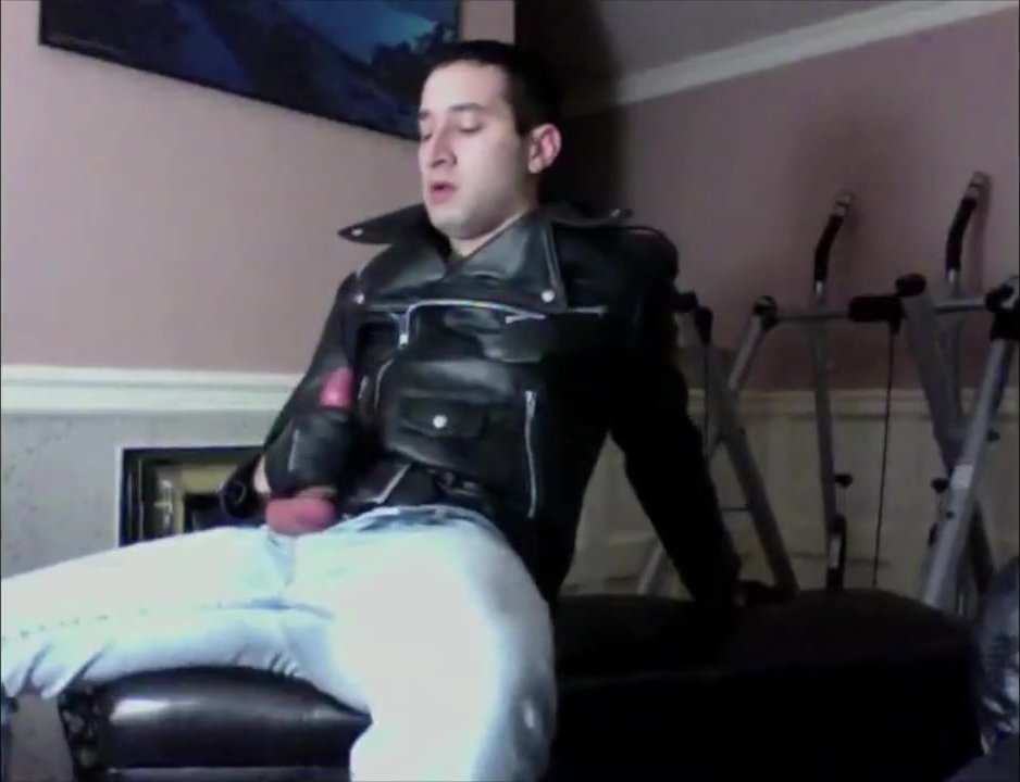 Leather Biker Jerk off