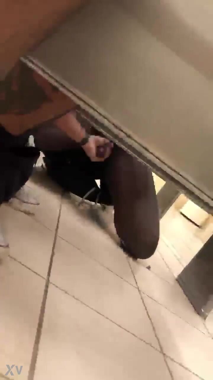 Busted In The Mall Bathroom