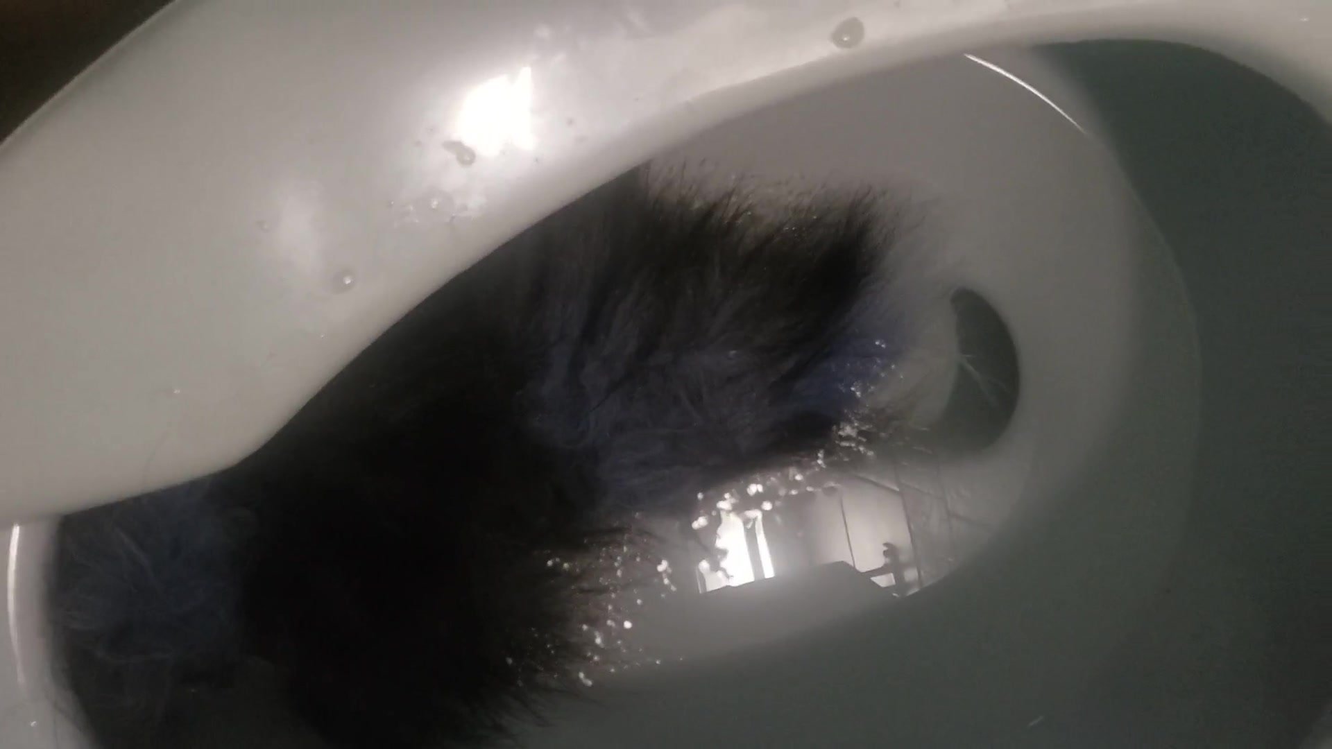 Panty Flush - Smokey Blue Fox Tail