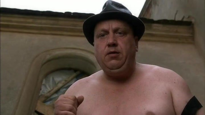 Fat actor 'Udo Kroschwald' appeared naked on a film