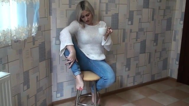 Blonde café pipi jeans