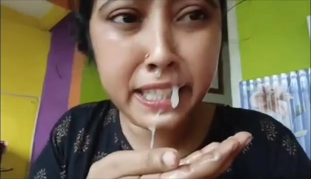 Snot eating woman