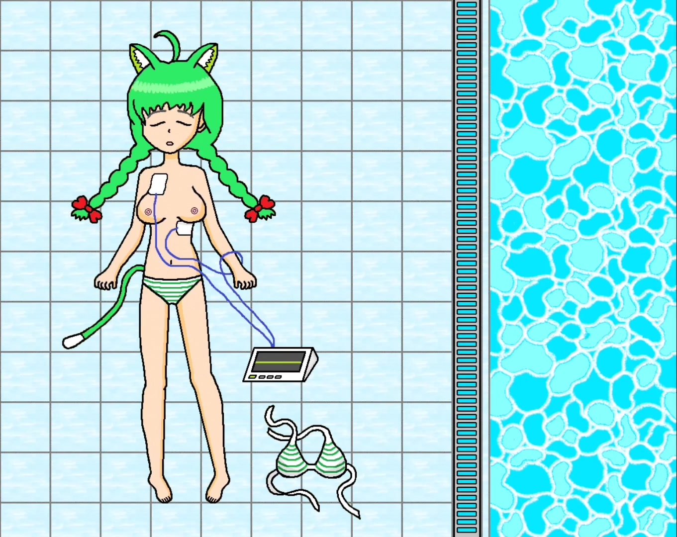 WinME-chan poolside heart attack