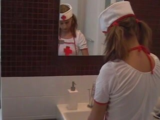Diapered Nurse Cleaning