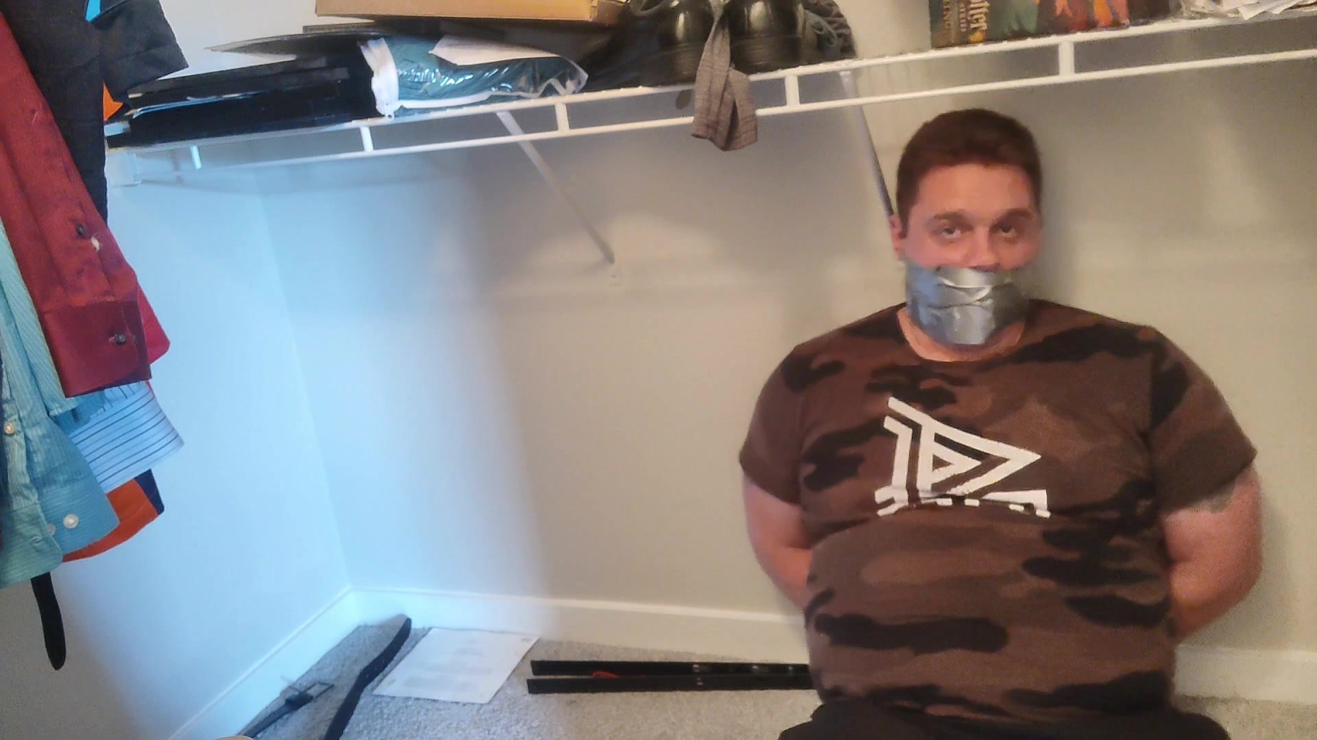 I got bound and gagged in the closet! (Part 1)