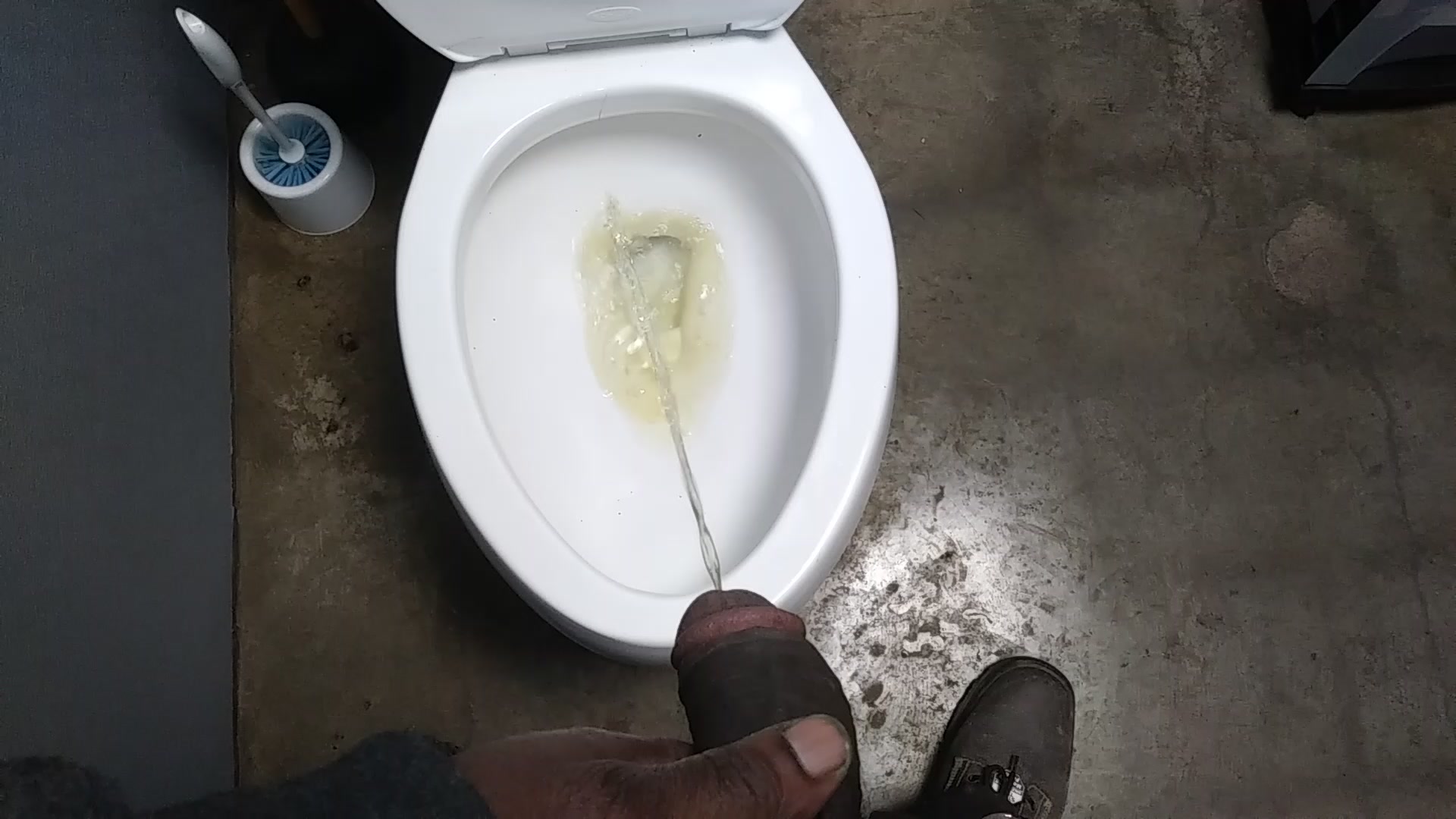 At work piss
