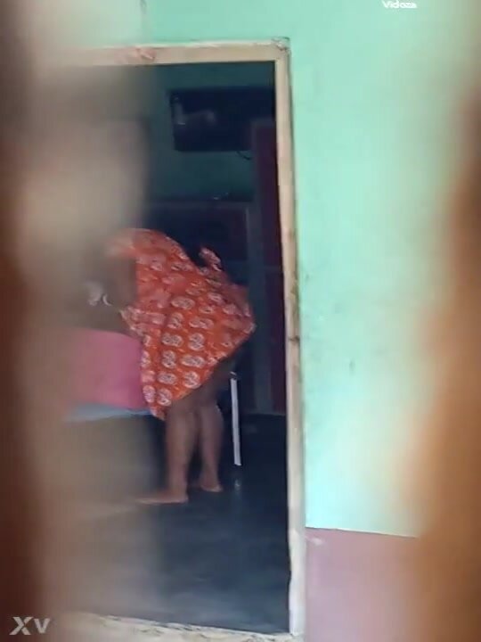 Desi aunty hidden dress change - video 3