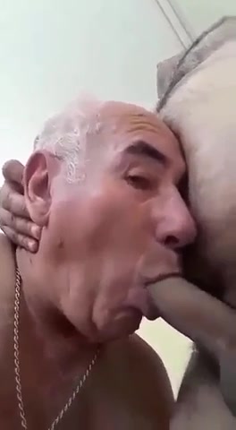 Old guys grandpa facefucking