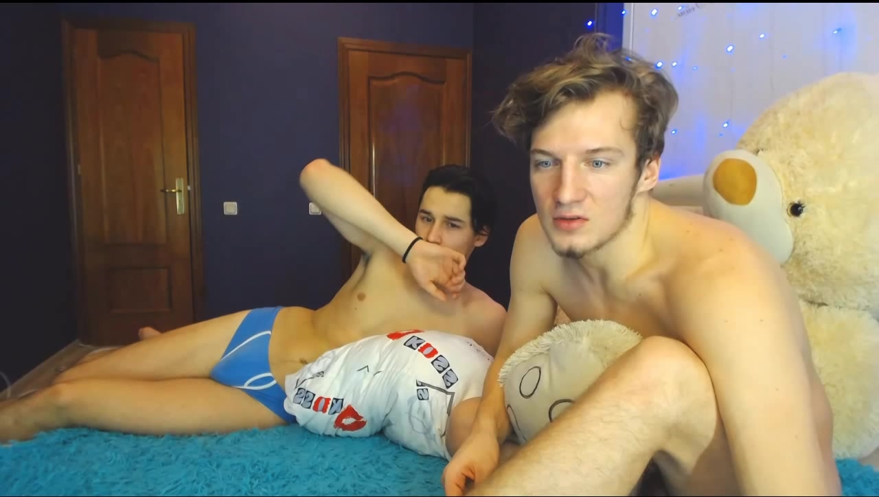 STRAIGHT RUSSIAN FRIEND STROKING HUGE COCK