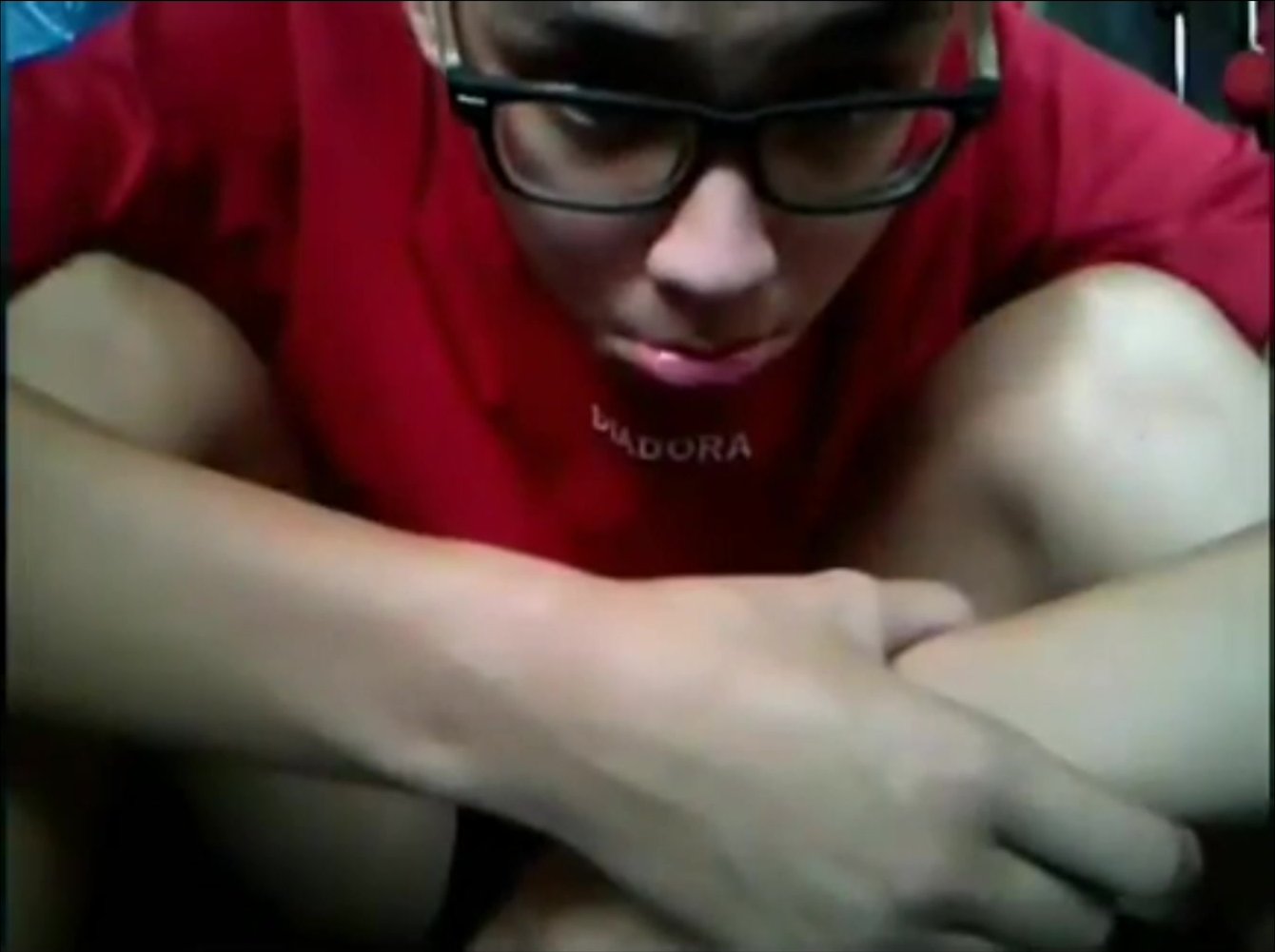 Asian teens jerking