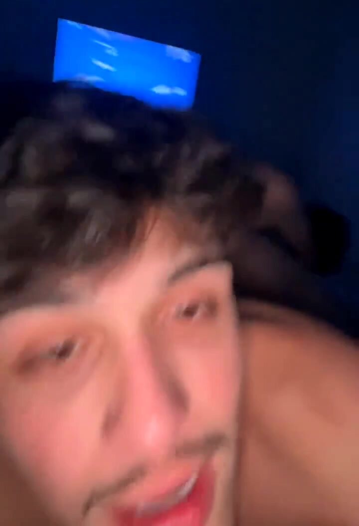 Boy wakes up to getting his ass eaten