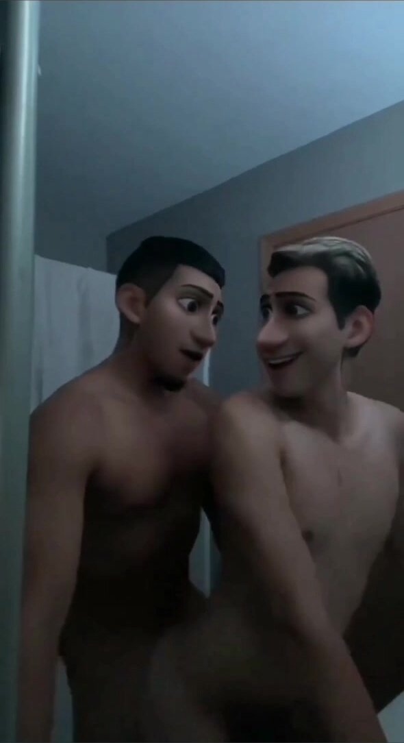 Cartoon men fuck