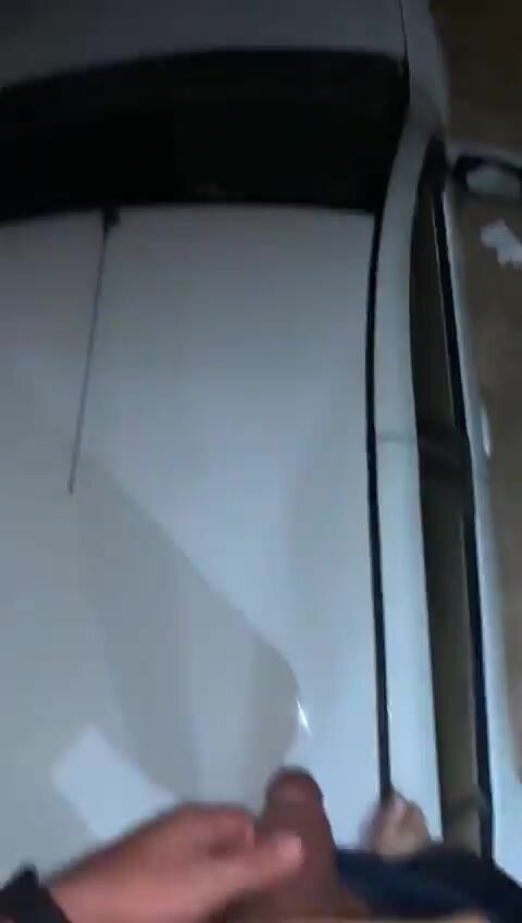 Piss on top of a car
