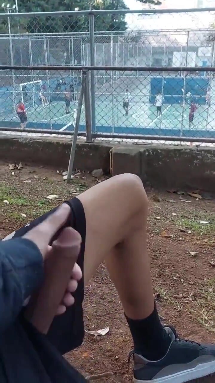 Giving a little hand before the match