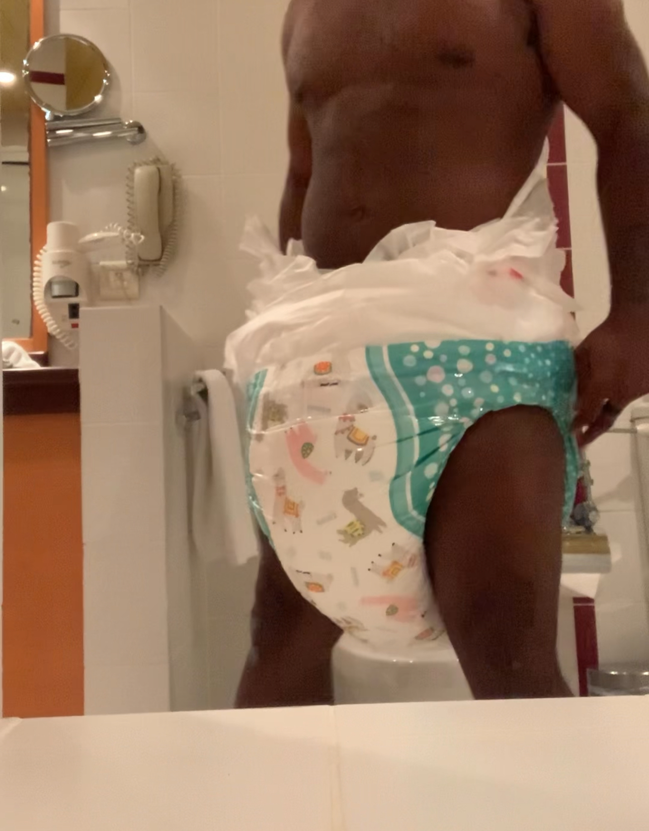 Biggest thick diaper