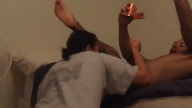 She eats his ass till he nuts