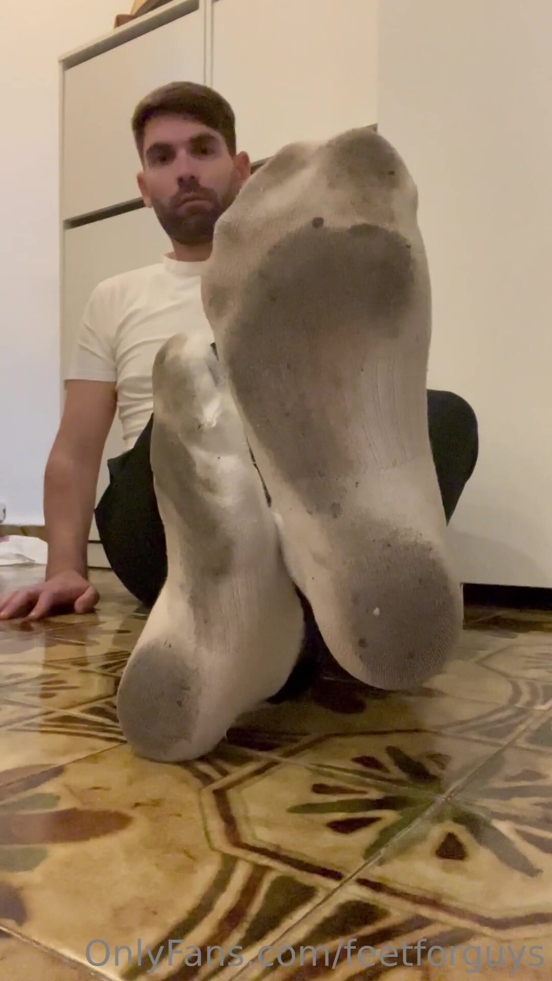 Sexy male feet worshiping - video 28