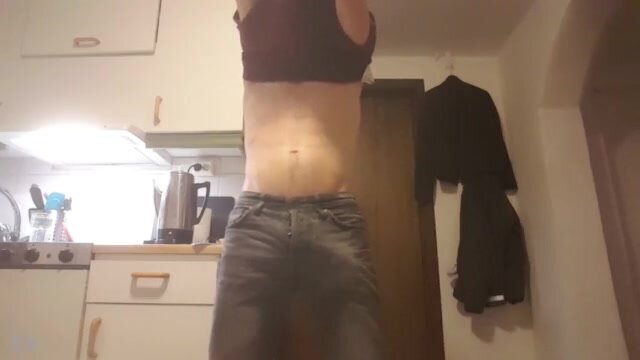 Sexy swedish man stripping naked