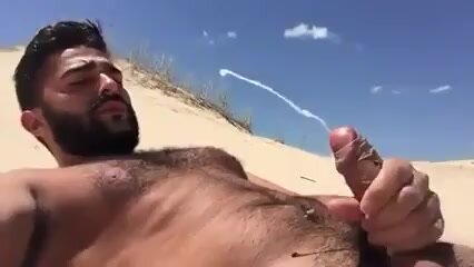 Latino on the beach