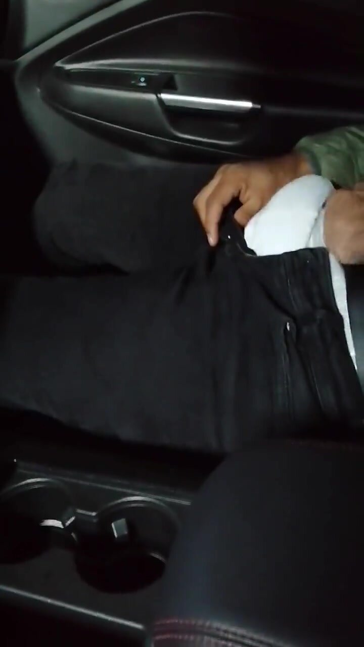 Touching his dick
