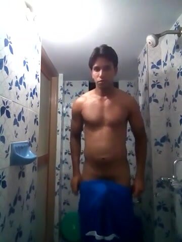 Hot Young Desi shows off his cock and ass