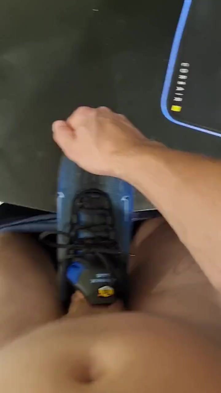 Gay Twink jerking Nike Air Plus after the gym (part 4)