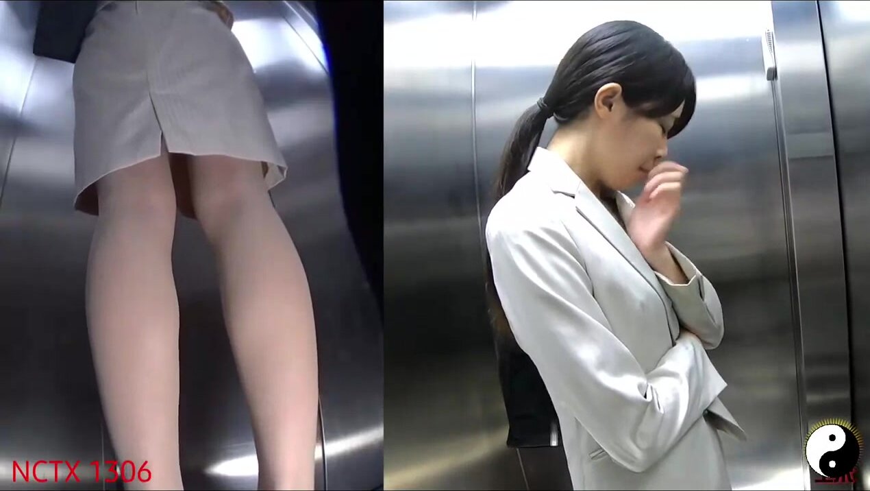 japanese chick farts in elevator