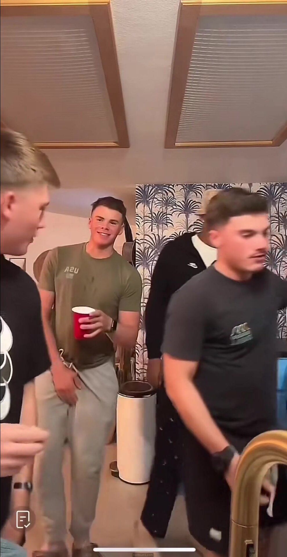 Cute Frat Jocks Hit and Knee Eachother in the Balls