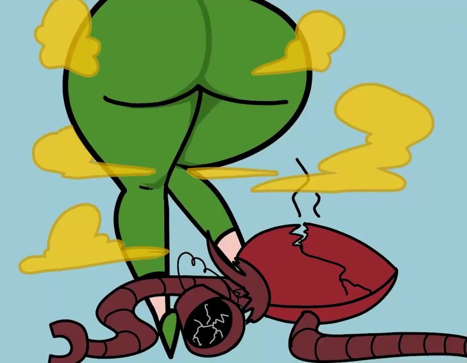 Dexter's Lab mom fart and pantypoop (sound,fixed)
