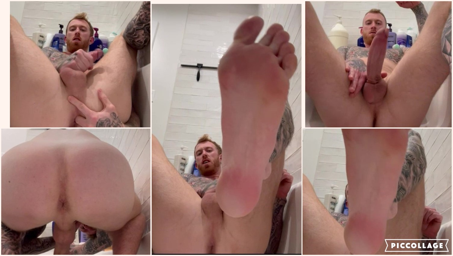 Big Sexy Alpha Shows Off His Big Cock Feet And Hole