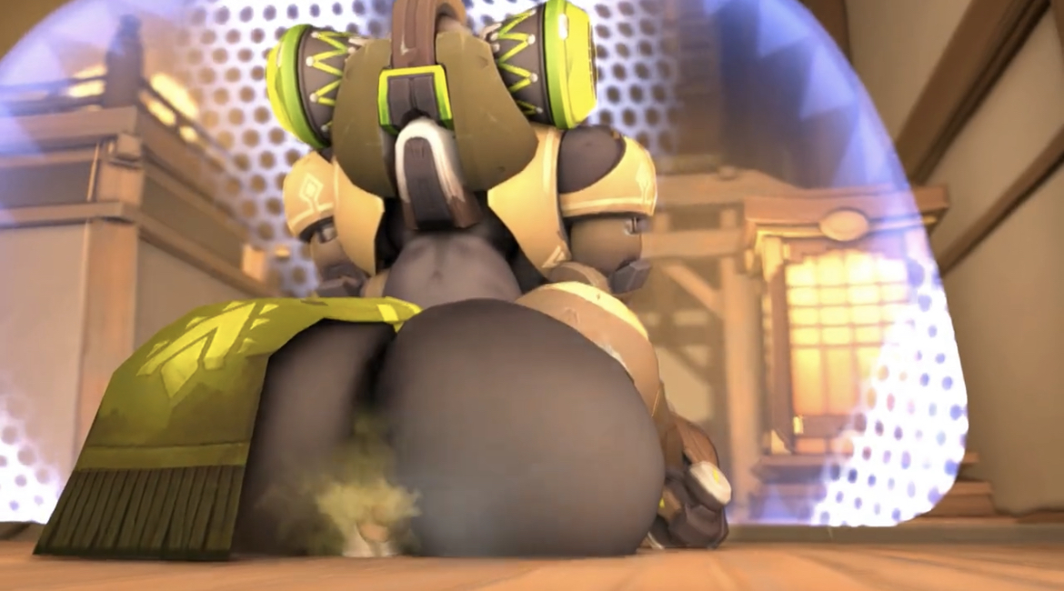 Orisa farts in Ashe’s mouth