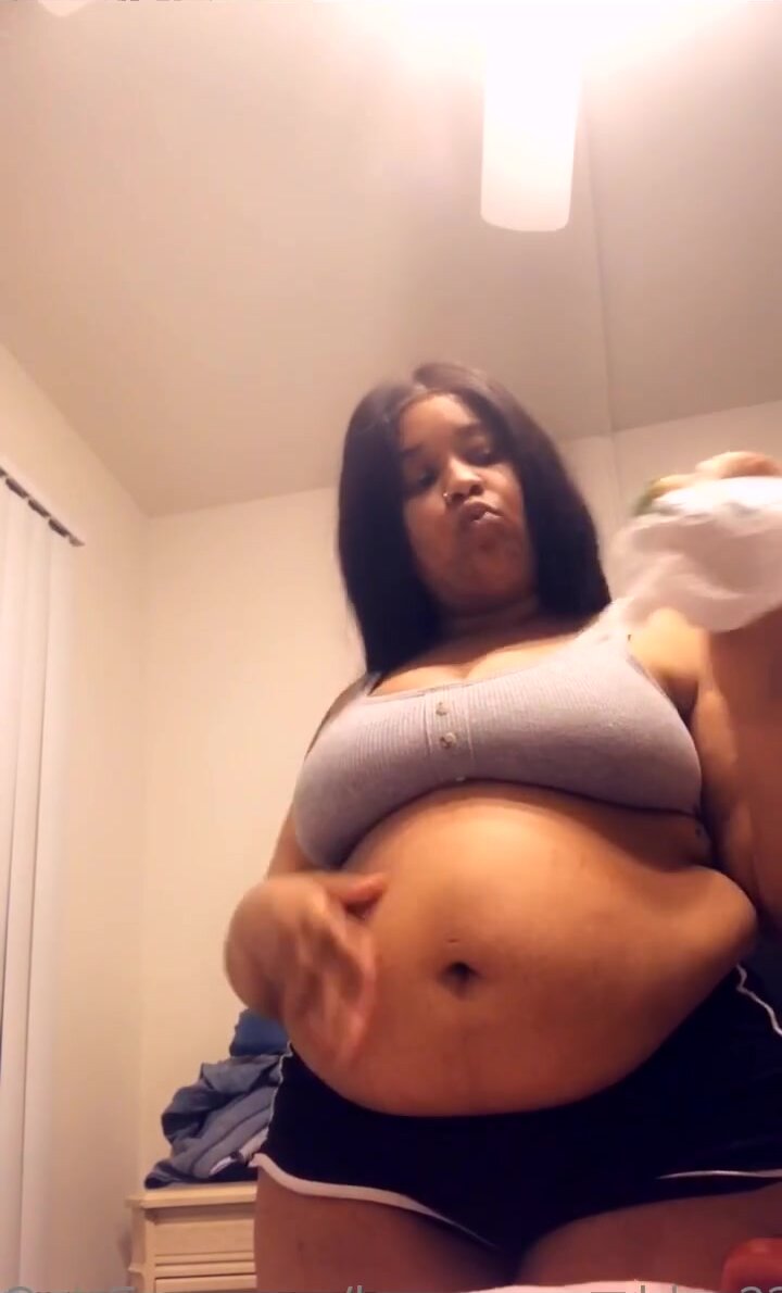 chubby ebony with big fat belly 0