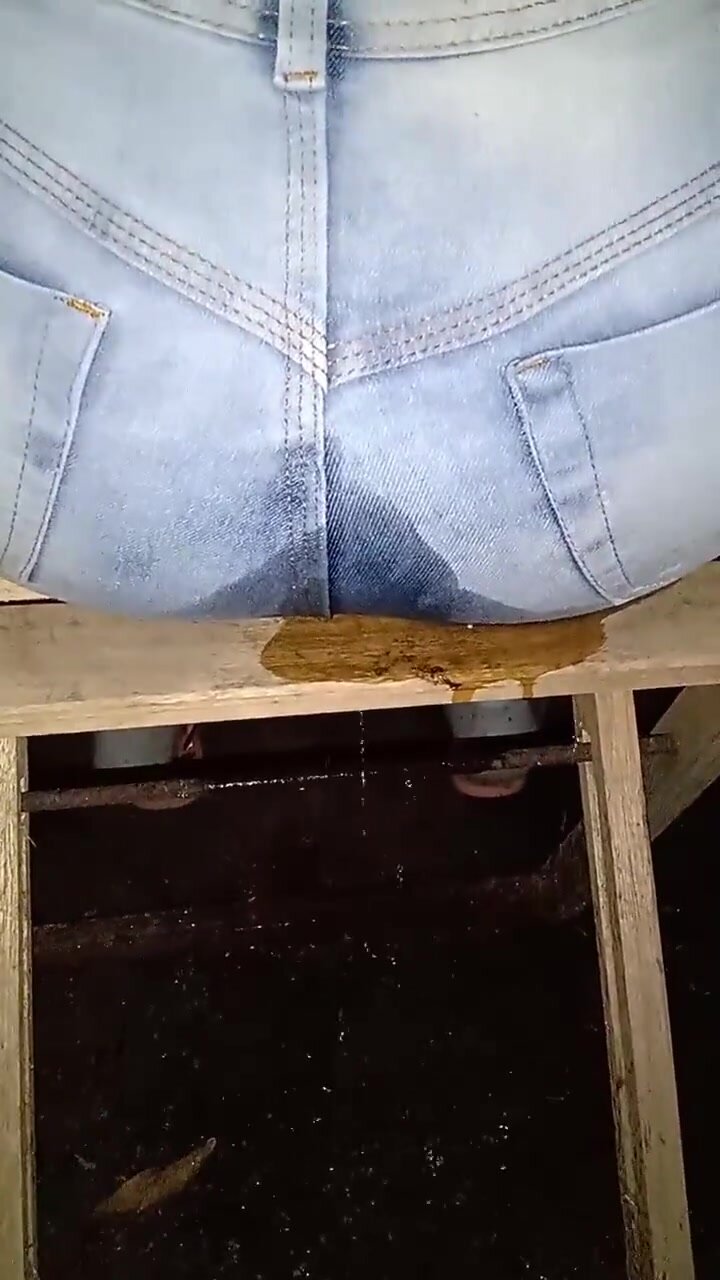 Pissing jeans on a chair