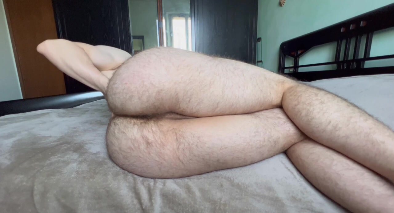 Fat booty white guy & Dildo