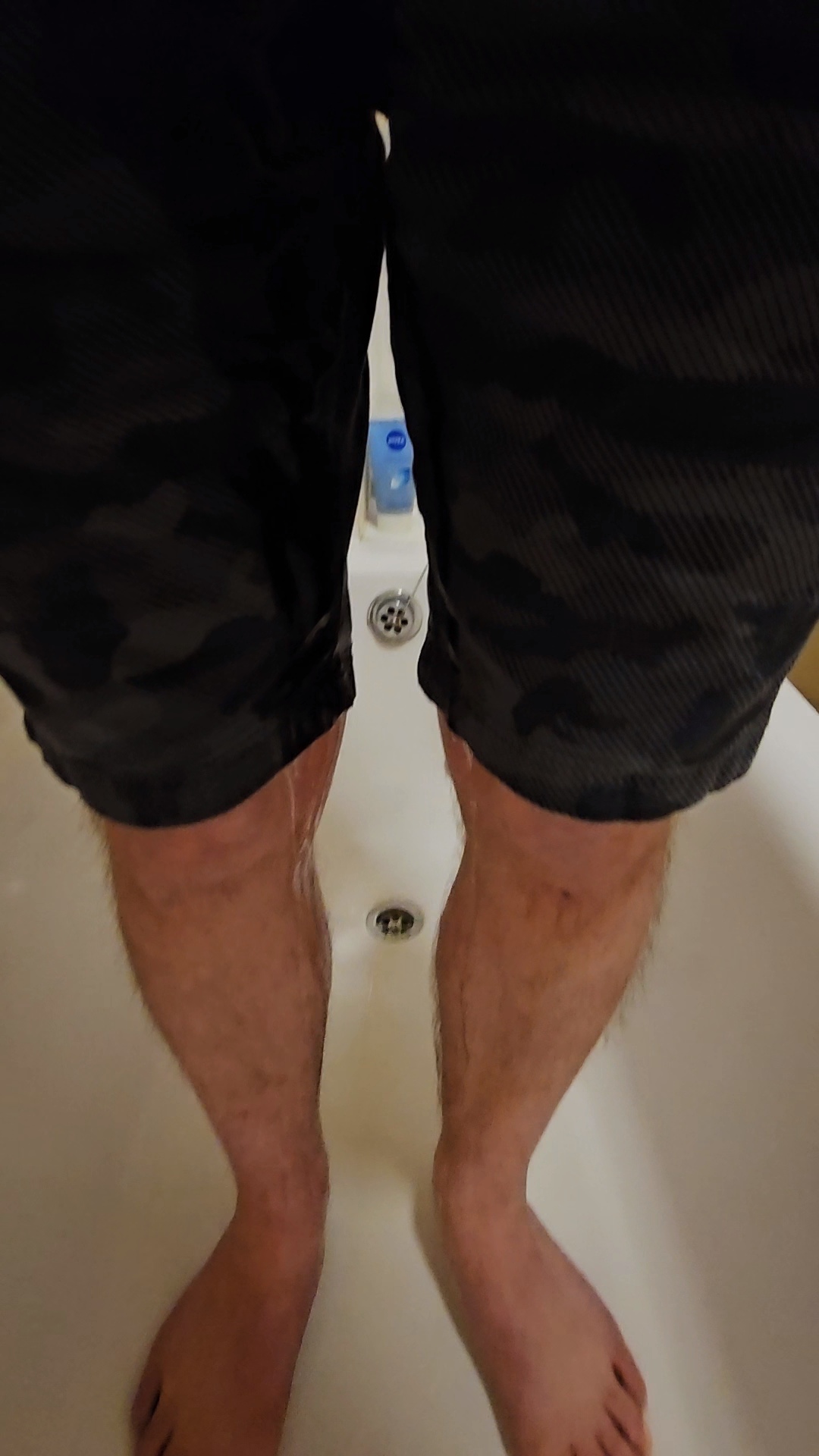 Pissing my shorts after a few beers