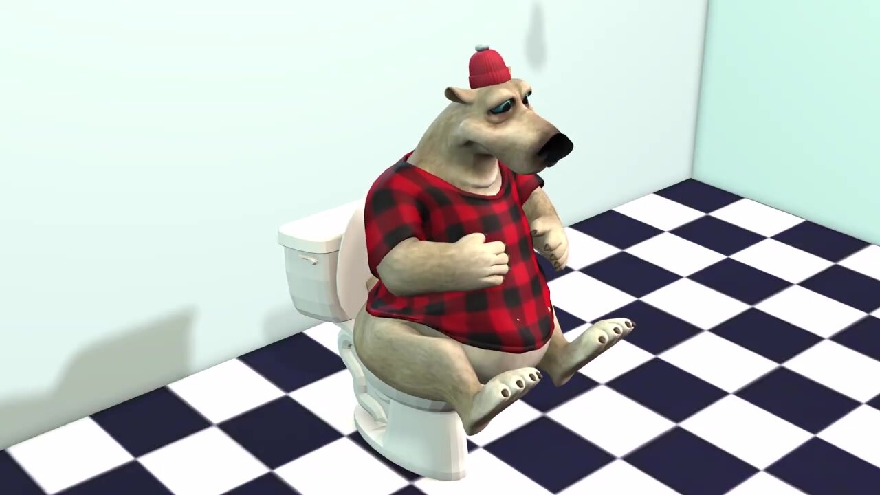 Pooping Animation 9