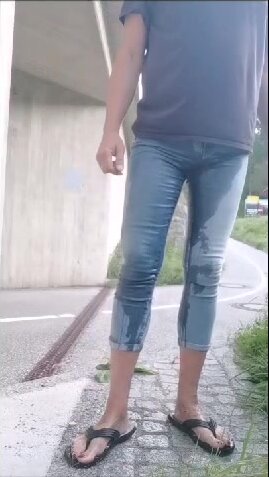 Wetting Jeans - video 10
