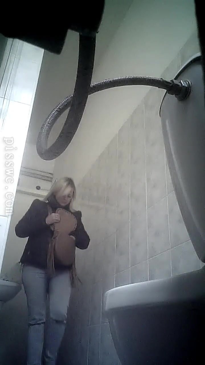 Beautiful Russian woman spy wc pee 296