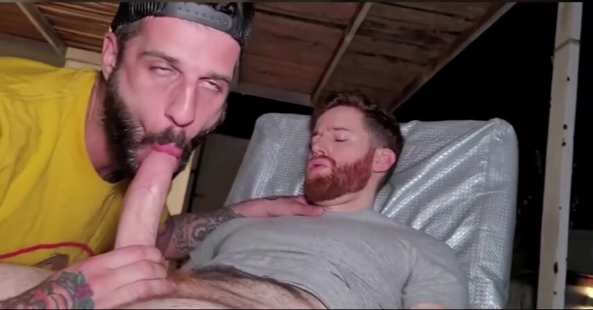 hot ginger gets his cock worshipped