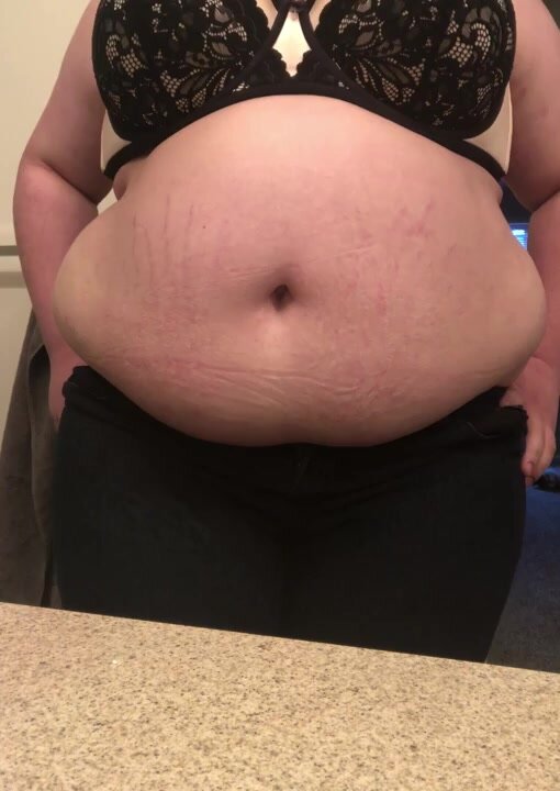 huge thick fat belly 3
