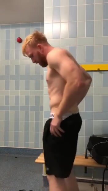 Blond Guy After Gym