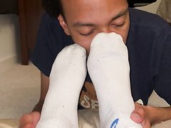 Rubbing My Face in His Smelly White Nikes