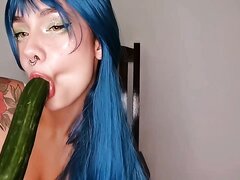cucumber ass to mouth